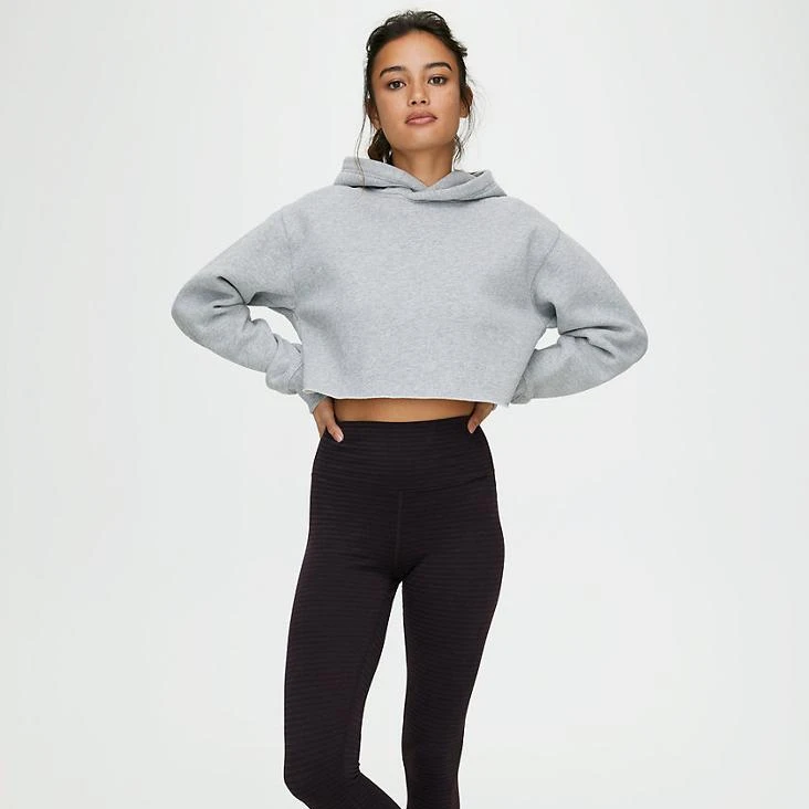 Women Fashion Wear Clothing Supplier Crop Top Custom Women Cropped Hoodie