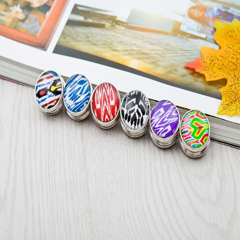 Magnetic No-sang Hijab Brooch Pins Glass Clothing Button Brooch Designs Muslim Hijab  Scarf Pins