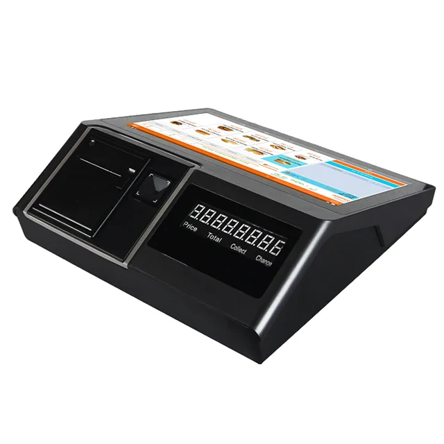 Perfect Design POS System SC-A12Pro 11.6/12.5 Inch Main HD  Display With LED-8/5 Inch 2nd Display NFC Card Reader Touch Screen