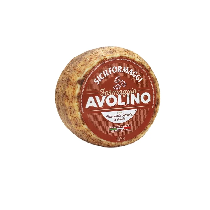 High Quality Italian AVOLINO fresh cheese with Sicilian almonds 2kg vacuum pack Ready for export