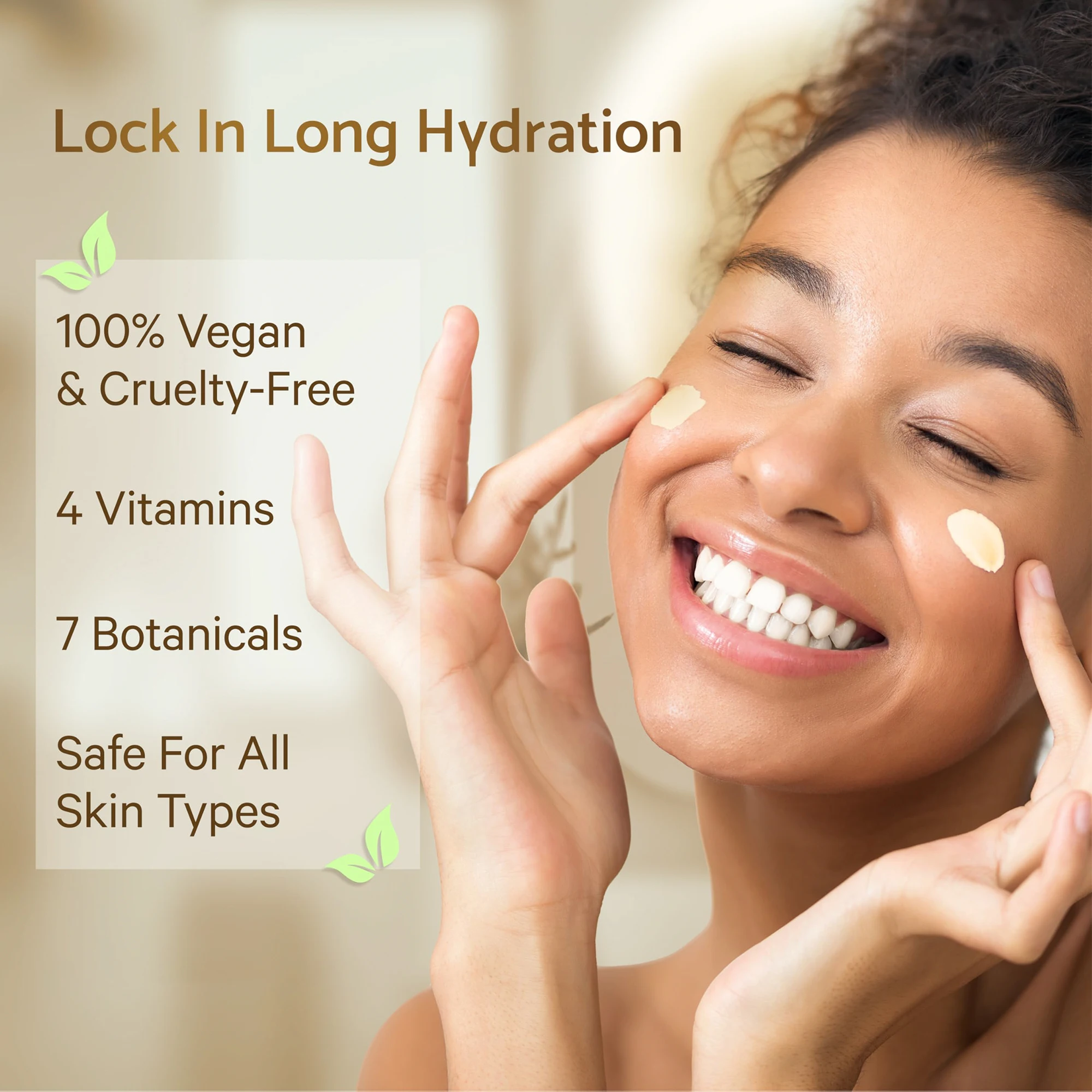 Organic Matcha Face Cream Moisturizer Skincare Green Tea Facial Cream For Women And Girls Face care