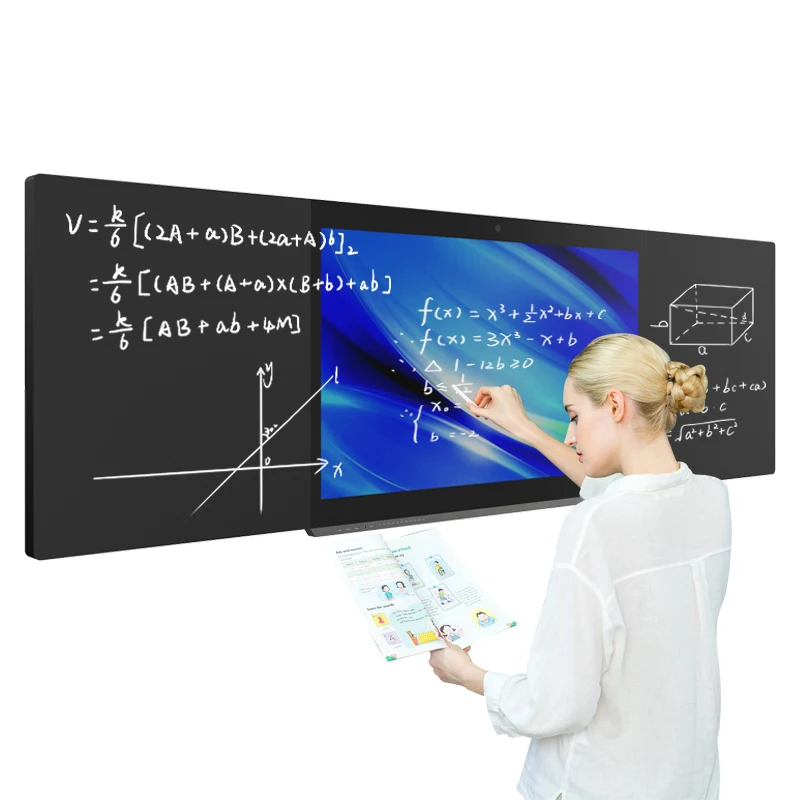 Dual System Touch Screen Teaching Smart Nano Blackboard School Writing Board Interactive Whiteboard
