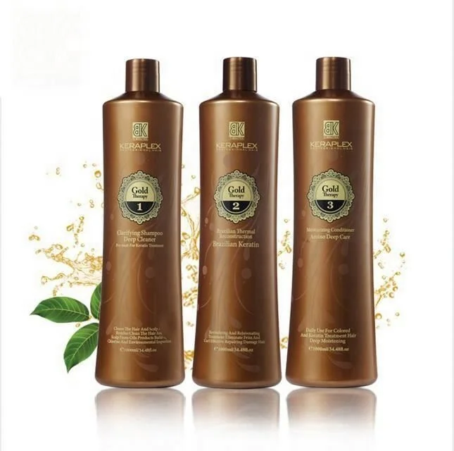 Professional Straighten Gold Keratin Hair Treatment Cream Hot Selling Amazon Keratin Treatment