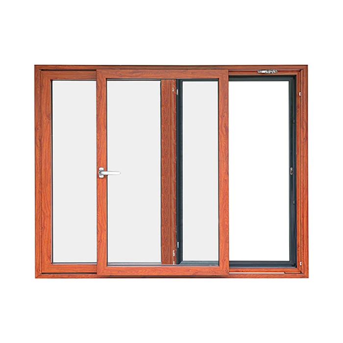 Burglar Proof Customized Sliding Windows System Double Glazed Tempered Glass Windows Hurricane Impact Aluminium Sliding Window