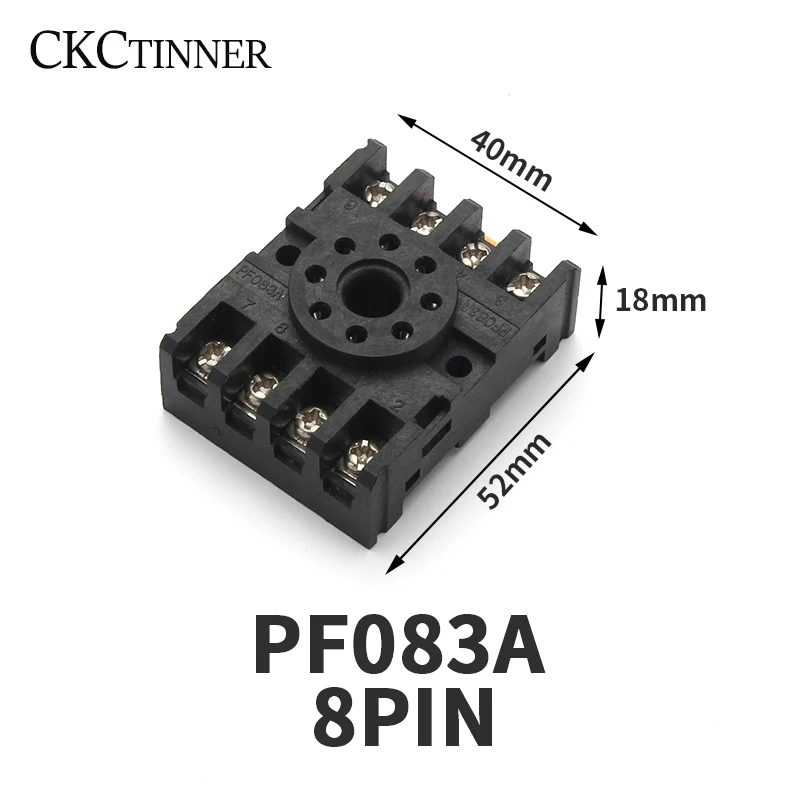 Relay Socket Base PF083A 8pin PF113A 11pin For DH48S ST3P AH3-3 MK2P JTX-2C H3CR Rail Mounting
