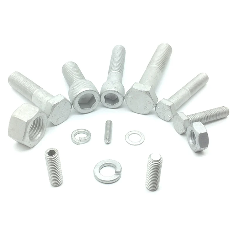 Grade 12.9 Customized High Strength Galvanized Steel Dacromet Hex Bolt DIN933