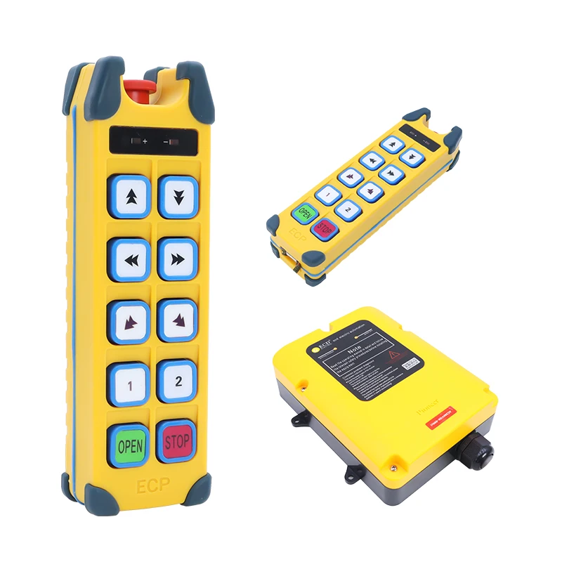 Reliable 8 keys double speed mini crane lifting radio remote control