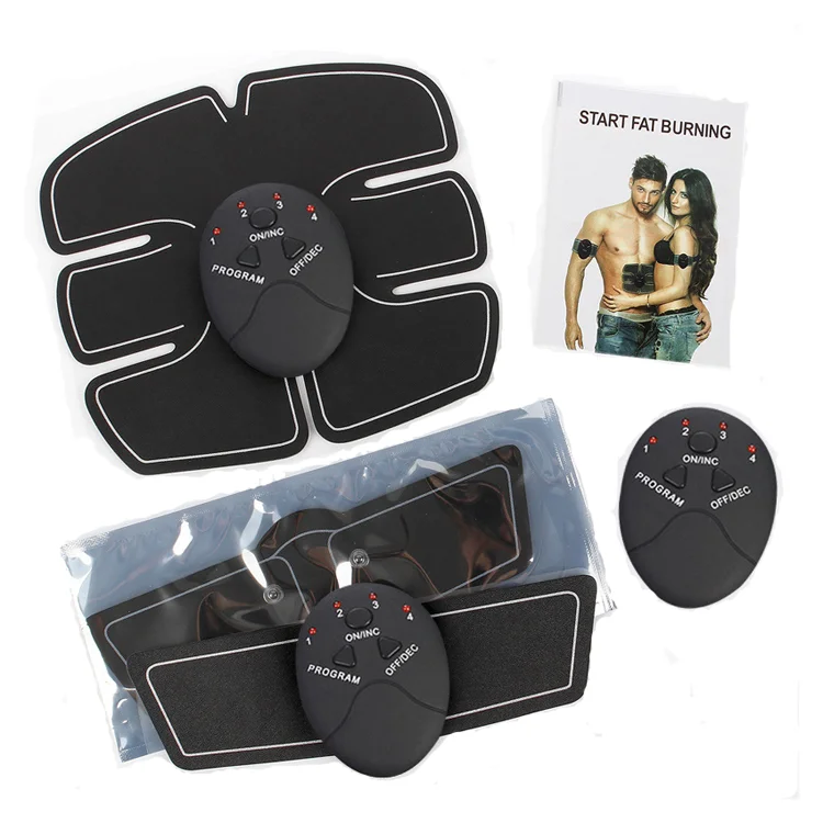 Portable compex stimulant 5 modes abs ems eletronic abdominal muscle stimulator