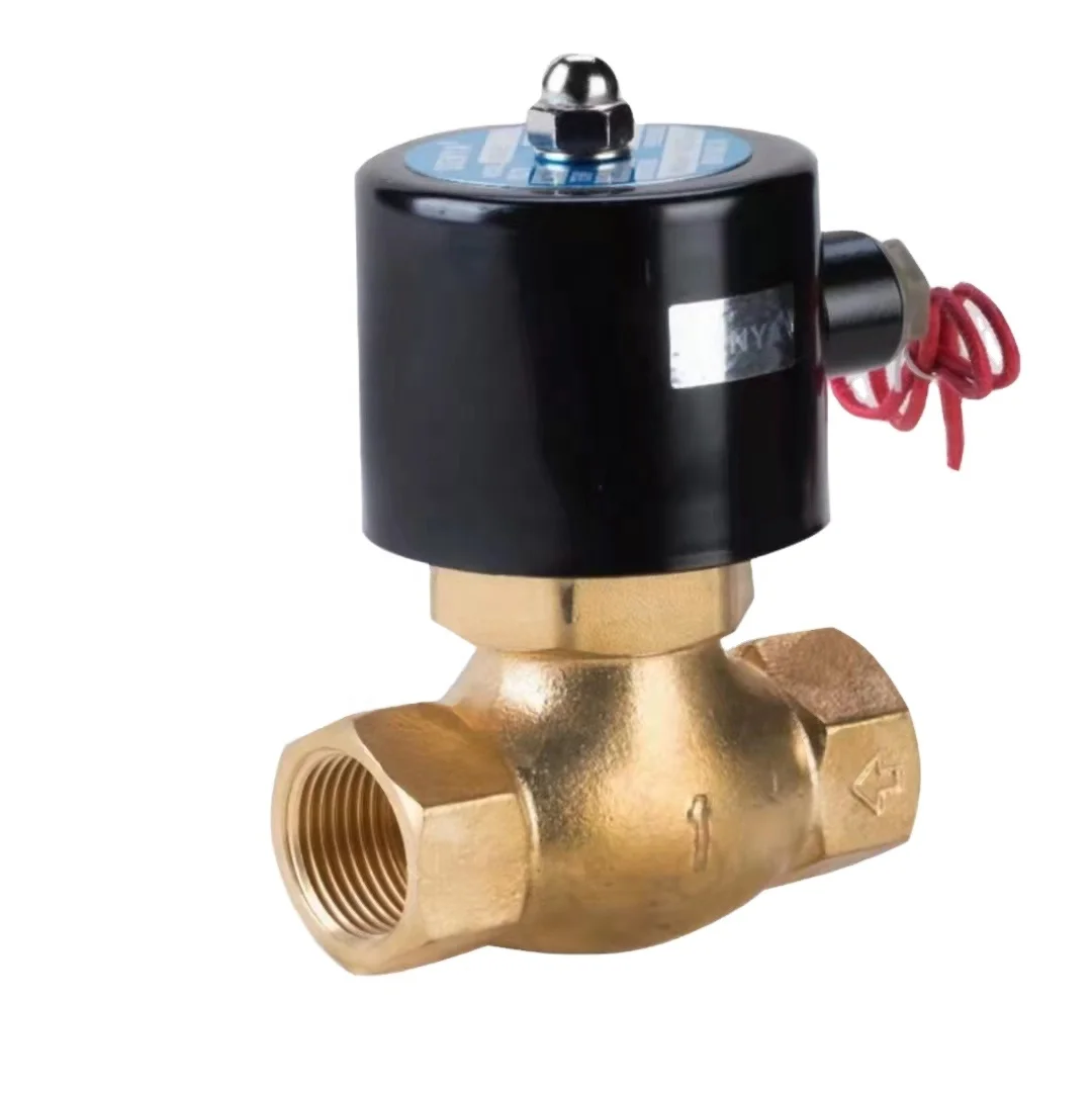High-quality steam solenoid valve DN20 3/4 220V 24V threaded type steam neutral gas fluid energized to open power off to close