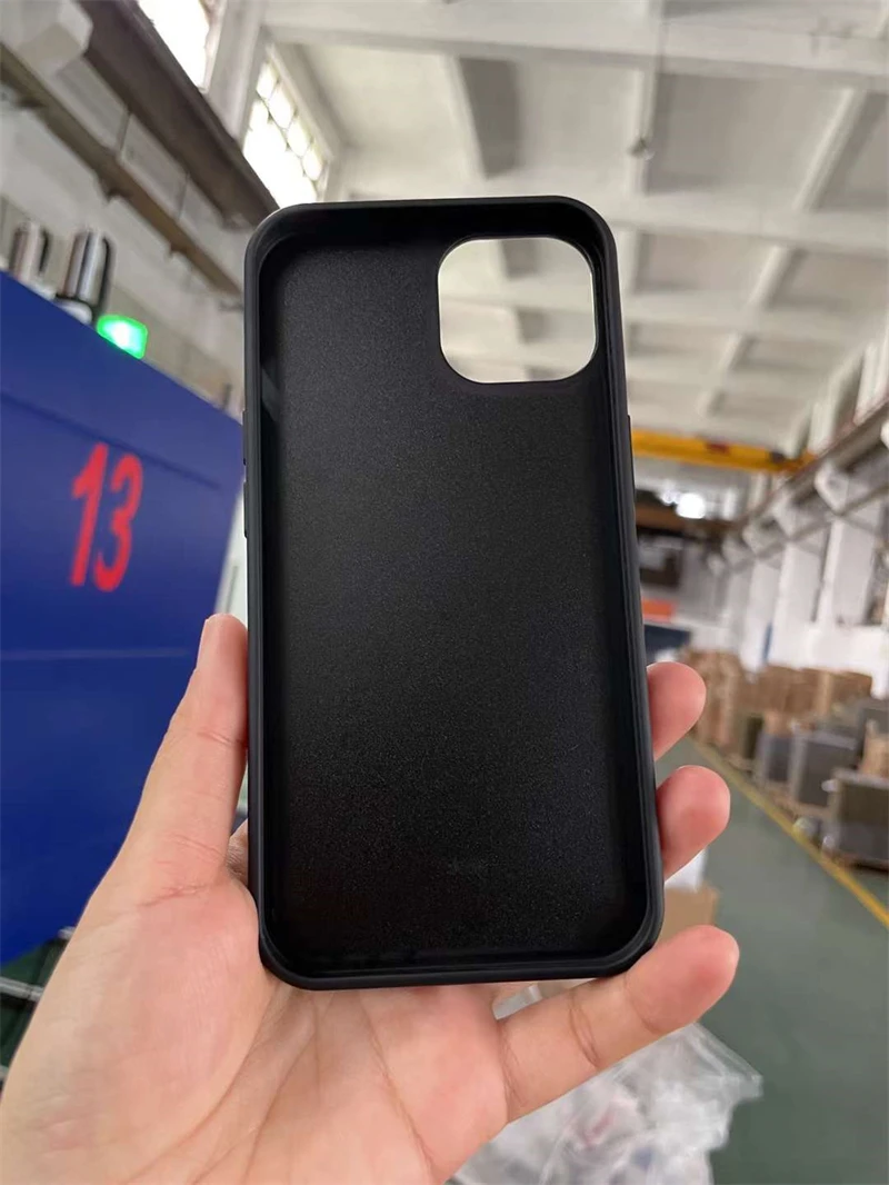 Custom Blank Hard TPU PC Groove Phone case Matte Inlay Leather Wood With Groove Outside Inside Microfiber  For iPhone 14 13 12