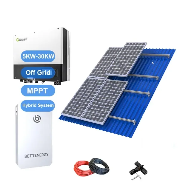 3000W 5000W 8000W 10000W Hybrid Inverter with lithium ion battery For Home Hybrid Solar Power System