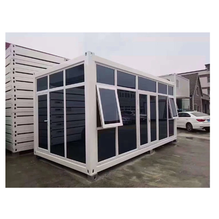 Garage storage room office building prefabricated modular portable flat package container house