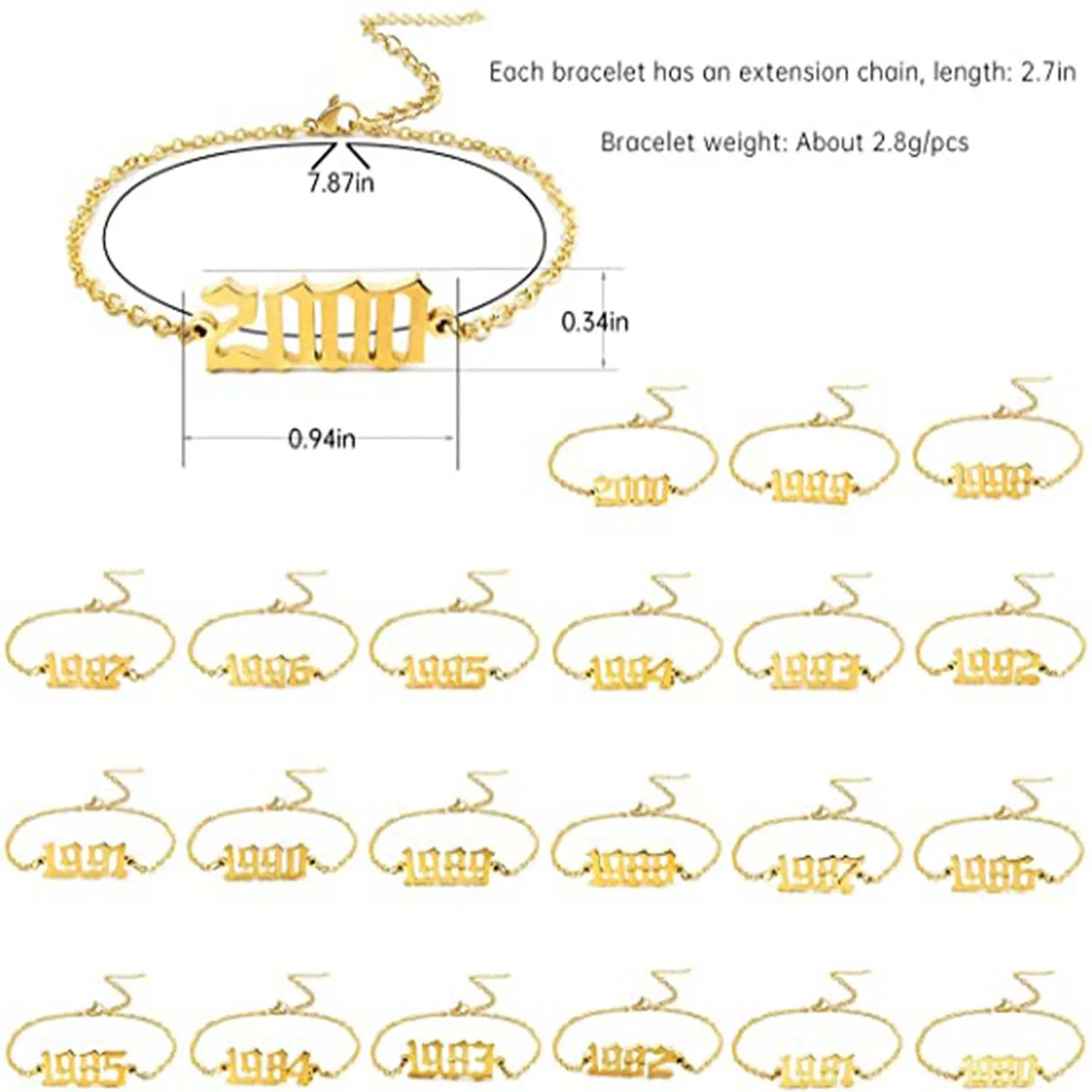 Wholesale Plain Pendant Ankle She Birth Year Foot Jewelry Mini Cuban Leg Chain Bracelet 925 Sterling Silver Angel Number Anklet