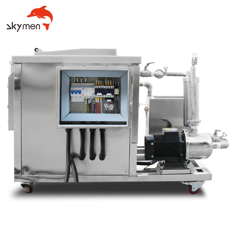Skymen JP-300G 1500W 100L OEM filter industrial ultrasonic fuel injector cleaner