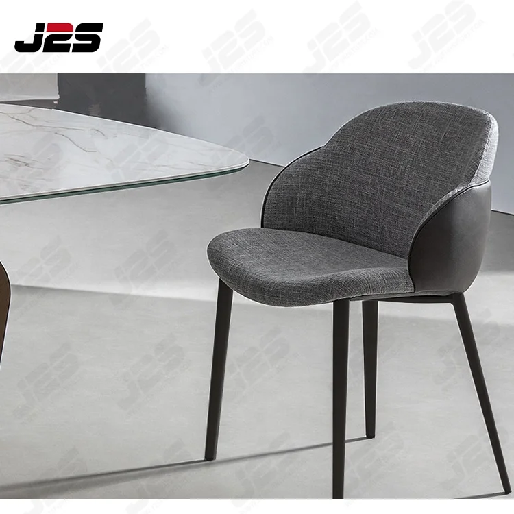 Винтажный обеденный стул из массива дерева с кожей и металлом используемый для дома гостиной столовой или кафе художественного досуга