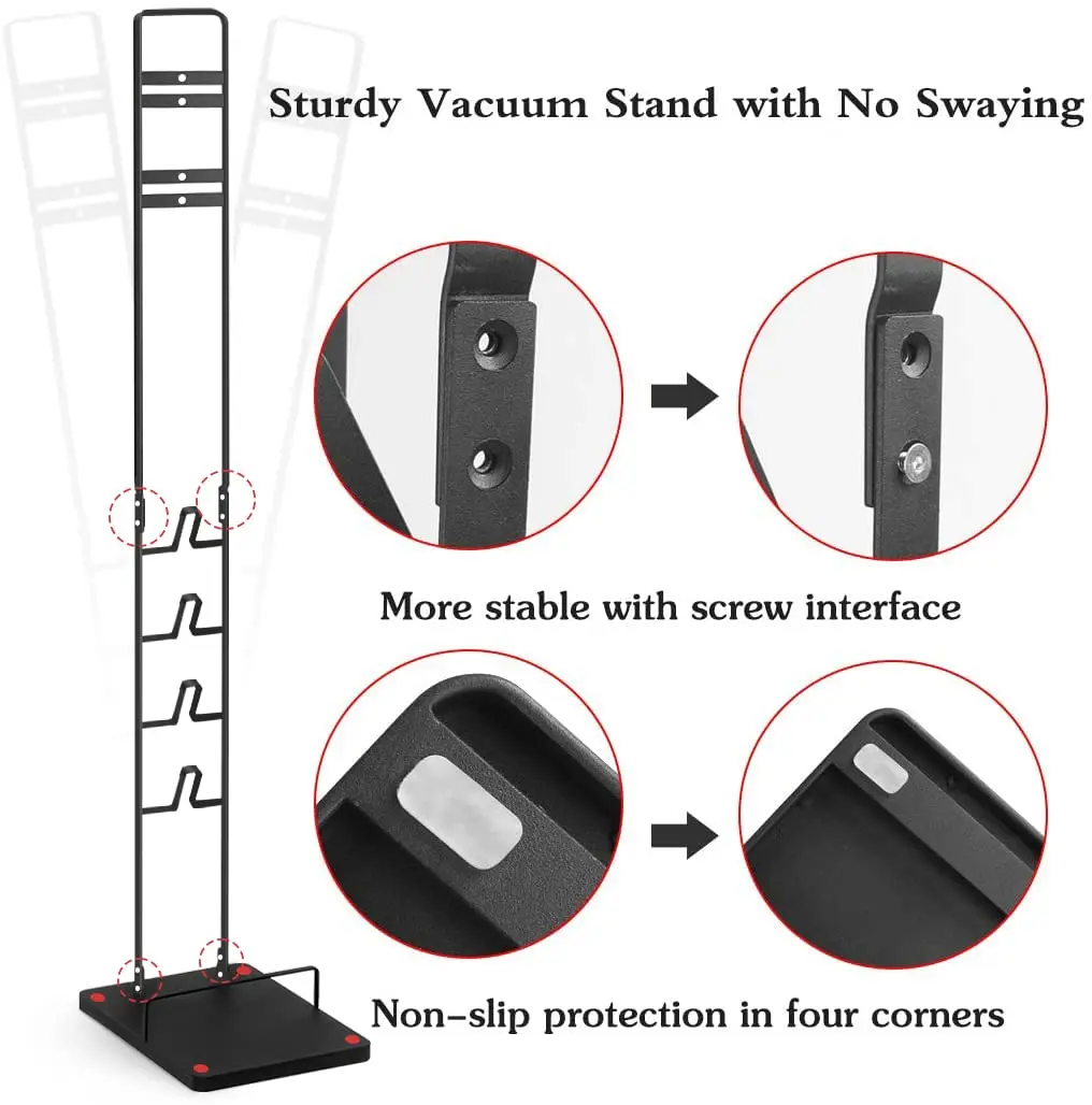 3 tire Metal Vacuum Accessories Stable Storage Bracket Holder Stand for Dyson Handheld