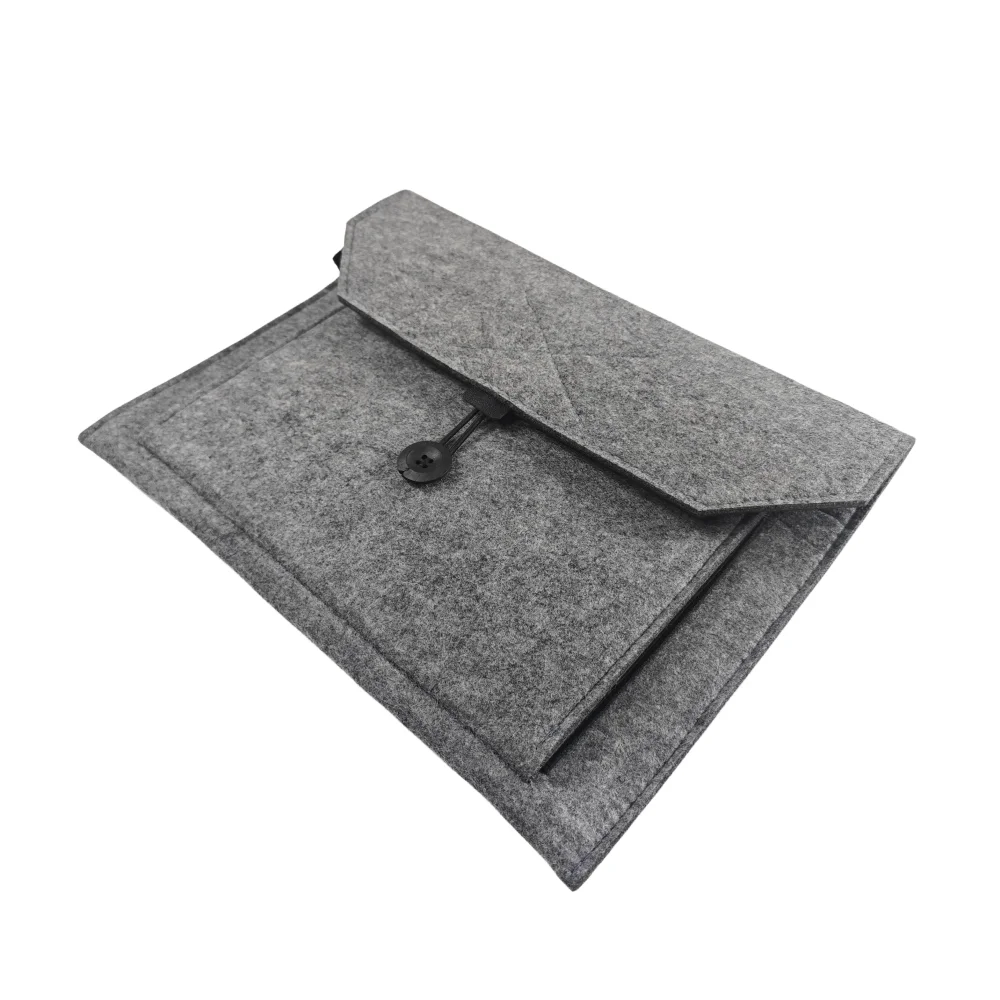 Hot Sale Customized Inner Felt Laptop Bag Ultra-thin Laptop Protective Cover Felt File Bag Customized Logo Design 15.6 Inch
