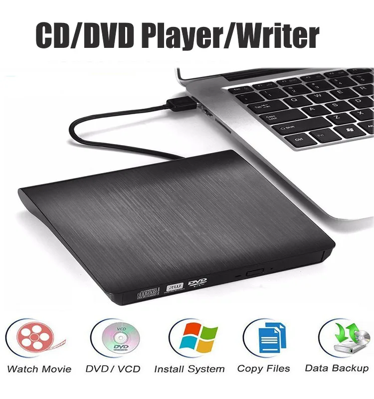 Внешний проигрыватель CD/DVD с USB 3 0 для записи DVD/CD/чтения/записи