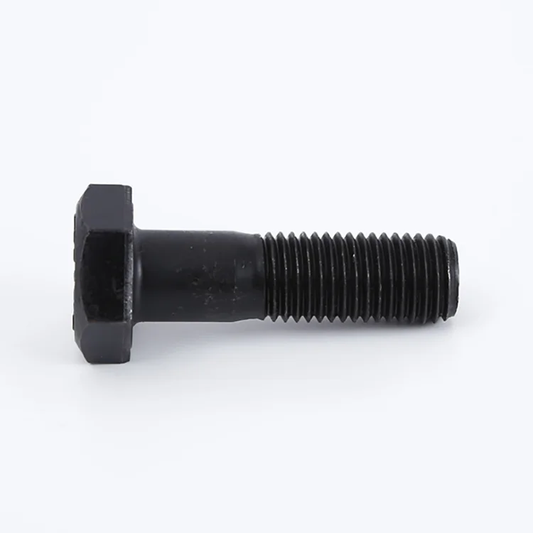 China Supplier Din933 M8 M6 Hex Bolts Fastener Grade 8.8 Carbon Steel Black Bolts
