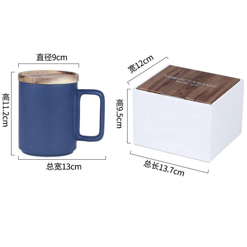 Mikenda Wholesale Retro Ceramic Cup Coffee Porcelain Mug Custom Logo Ceramic Mugs