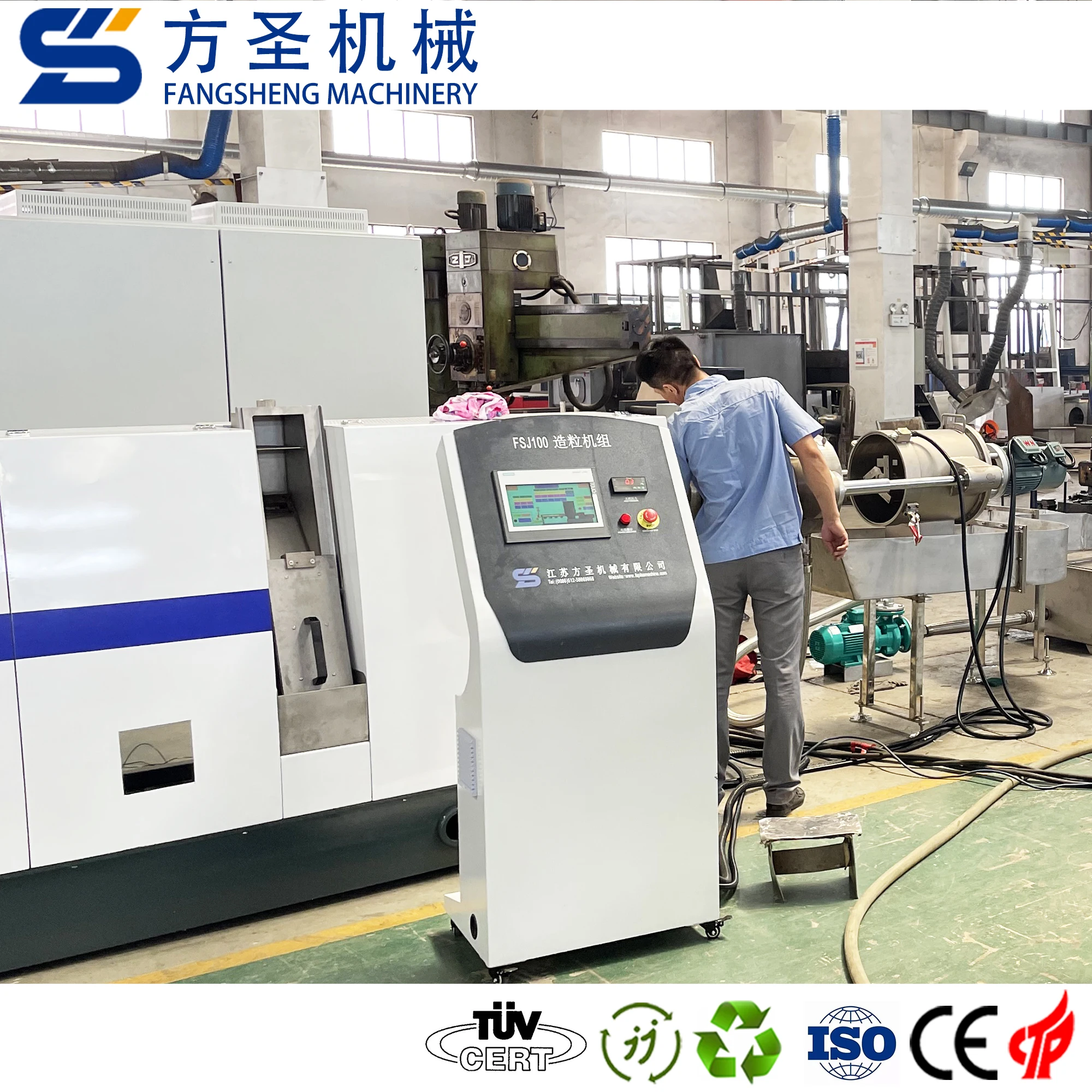Cost of Plastic Recycling Machine Recycle Plastic Granules Making Machine Granulator Machine Price