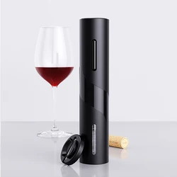 Lower Moq Battery Wine Bottle Corkscrew And Foil Cutter Kit Rechargeable Automatic Electric Wine Opener Gift Set