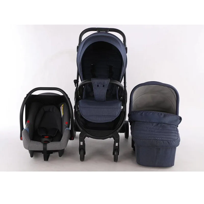 New baby stroller lightweight 3 in 1 baby stroller with carseat foldable pram baby stroller