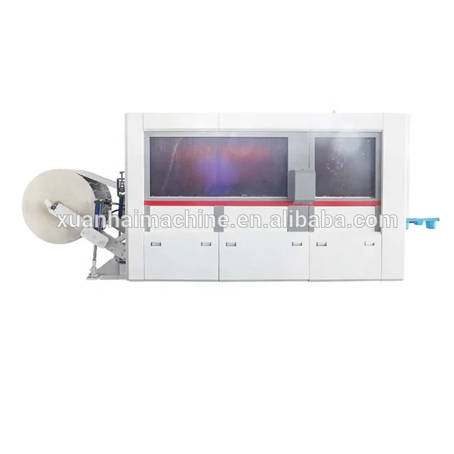 high speed roll creasing embossing and full stripping paper cutting machine die cutting machine