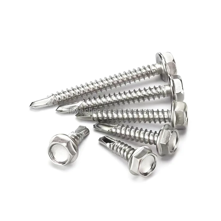 Stainless Steel Hex Washer Head Self Drilling Screws