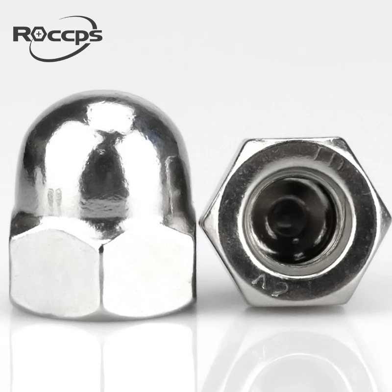 High quality DIN1587 hexagon domed cap nuts M8