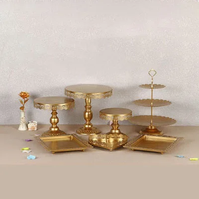 Cake dish props wedding cake stand luxury cake tools and accessories for decorating