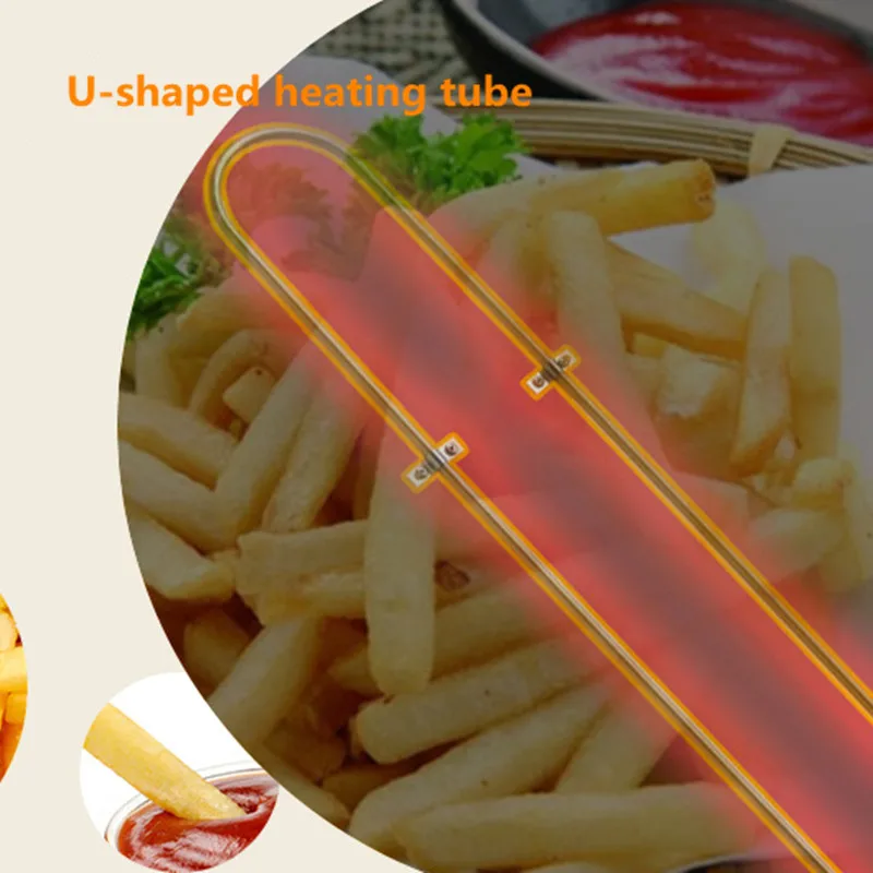 Portable heating insulation cabinet food warmer Potato chip warmer