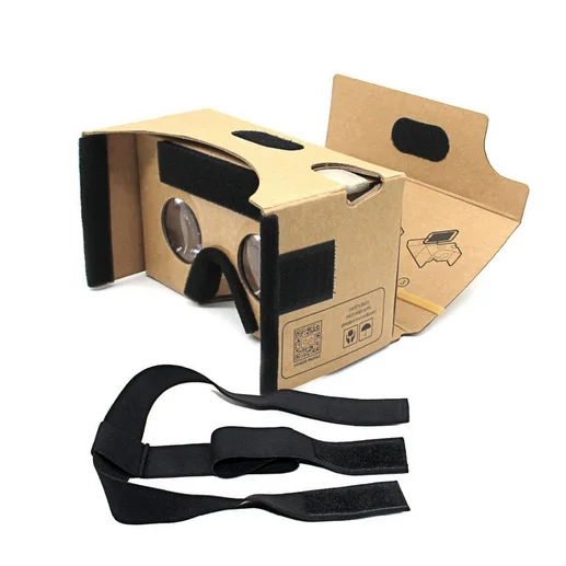  Картонные 3d очки виртуальной реальности 2 0 VR 3D с ремешком на голову