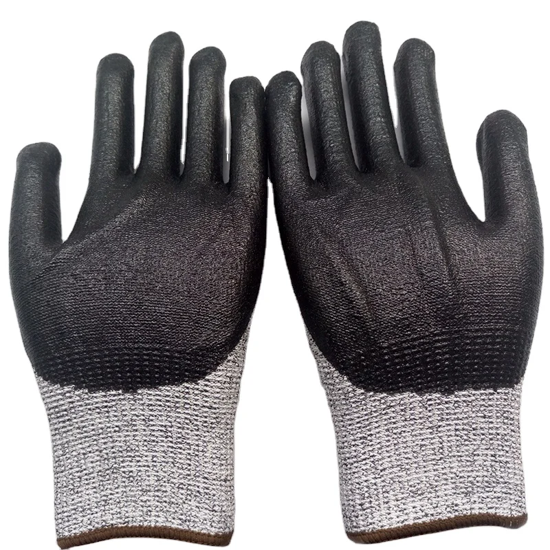Safety Work Gloves Comfortable Stretch Fit Strong Grip Smart Touch Durable Foam Nitrile Coating