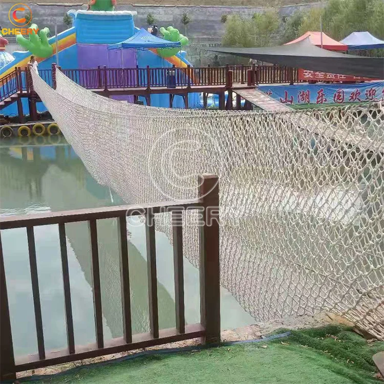 Water development Rope Course Water Obstacle Course For Sale Kids Attractions Amusement Park