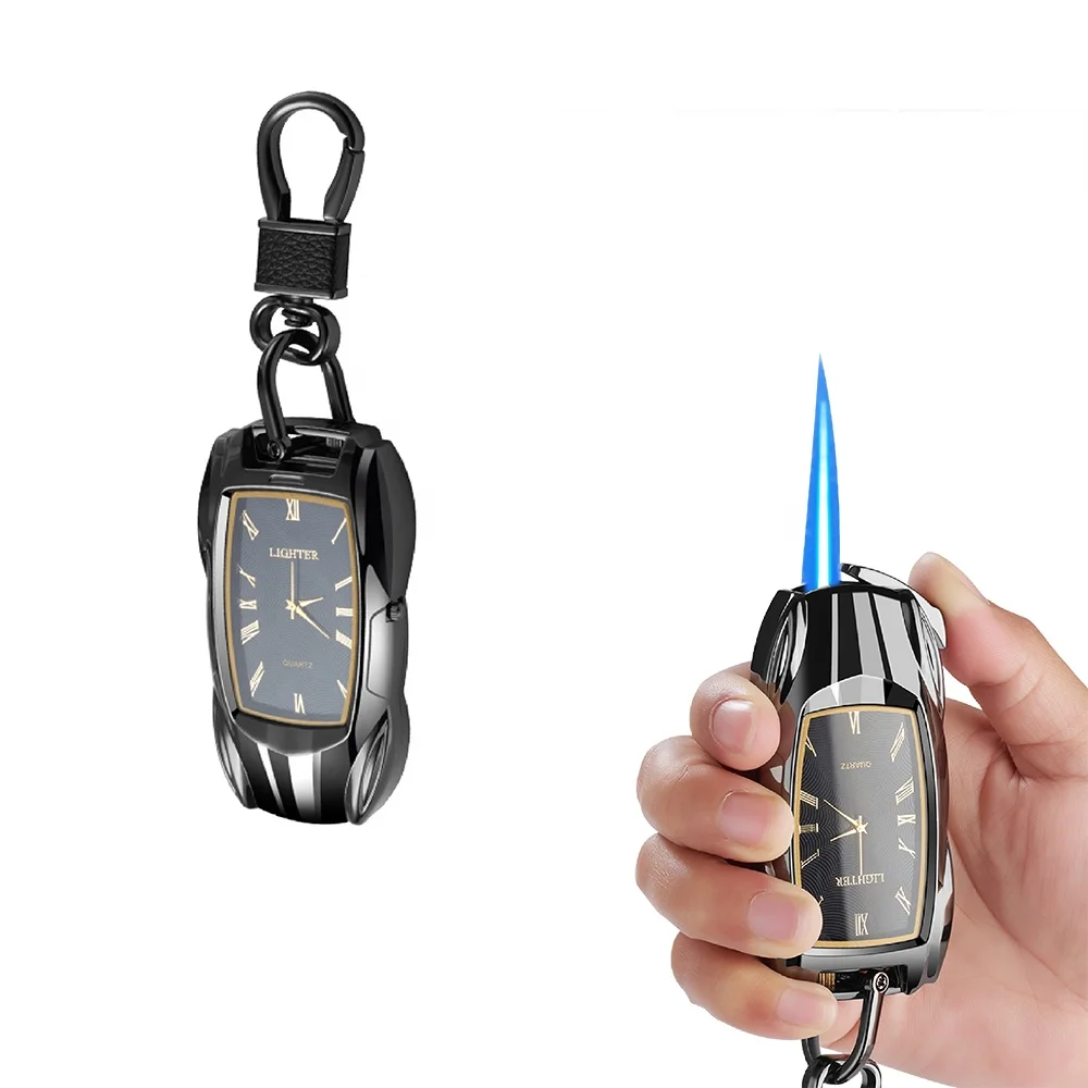 Lovisle Tech Gas Butane Lighter Lighters Windproof Flameless Touch Switch Car Shape Cool Lighter Men Gifts