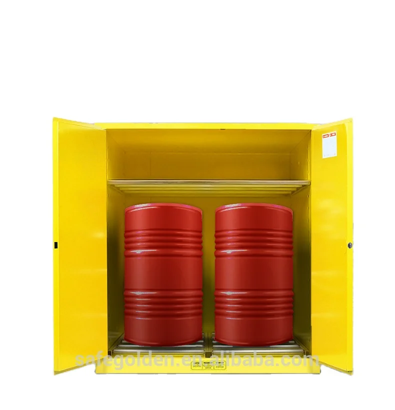 
Steel storage drum used in workshop, 200 liter metal drum storage cabinet laboratory furniture 