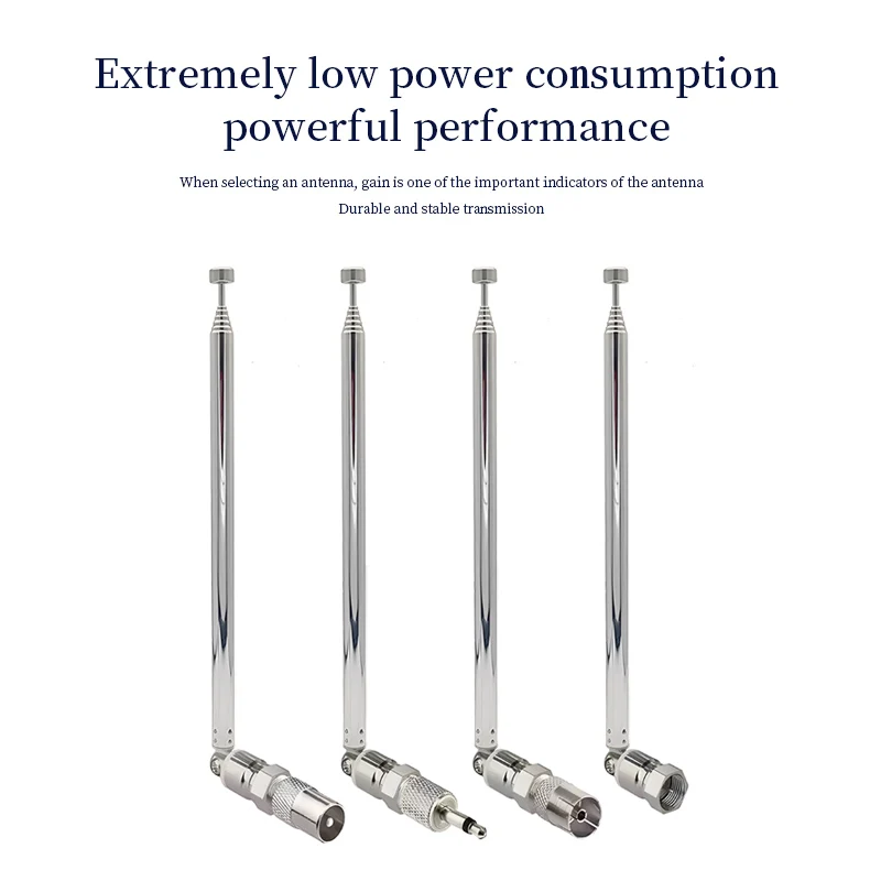 High Quality Telescopic Radio Speaker Antenna Speaker Assembly Compatible with Indoor Portable Radios and Home Stereo Receivers