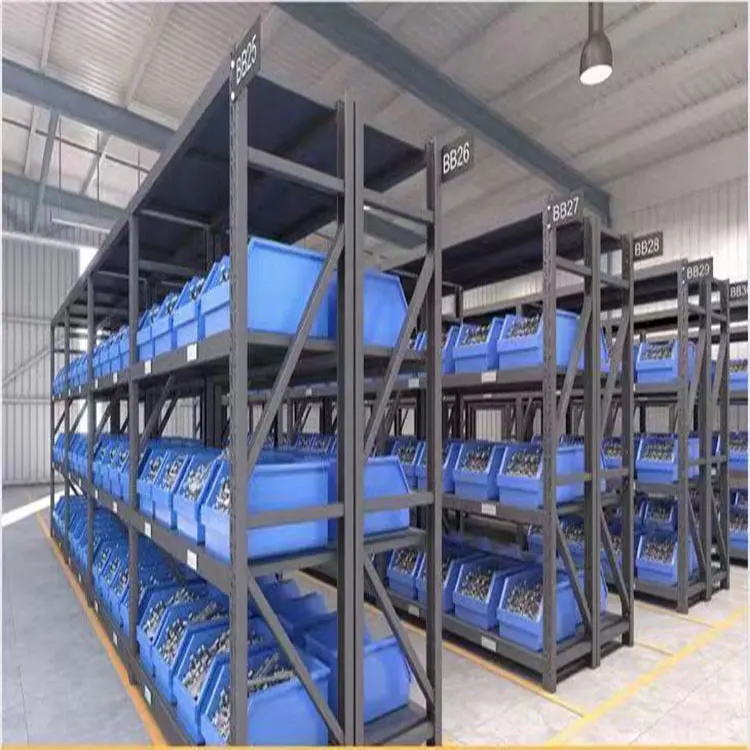 Multi level Racks Storage Warehouse Industry Rolling Medium Duty Stackable Drive In Pallet Flow Beams Rack