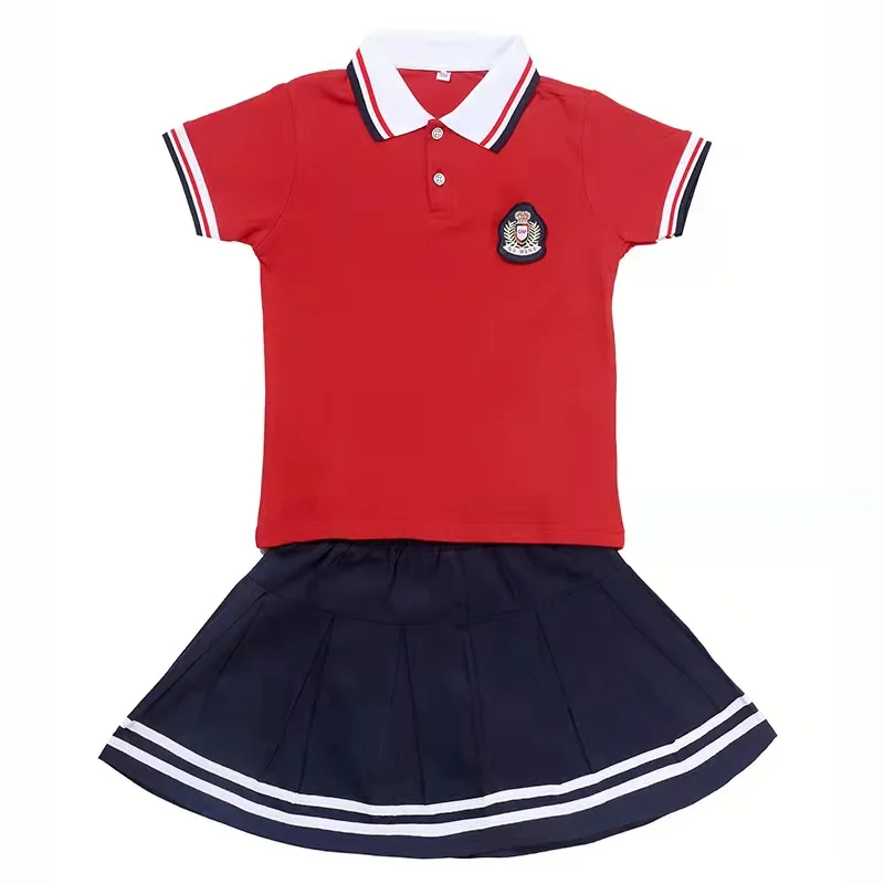 Summer kindergarten garden suit primary school uniform suit class service custom