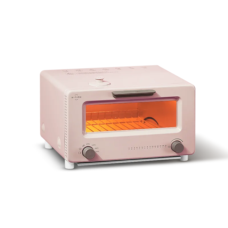 Кухонная Настольная мини-духовка Тостер 10 л Мини духовка для торта Паровая духовка с ретро ручкой