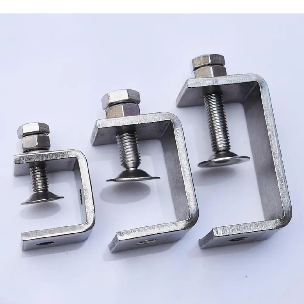 OEM ODM J C shape Stainless Steel Metal Assembled Beam Clamp
