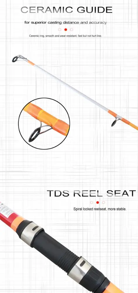 Wholesale Surf Casting Carbon Fishing Rod Made in China