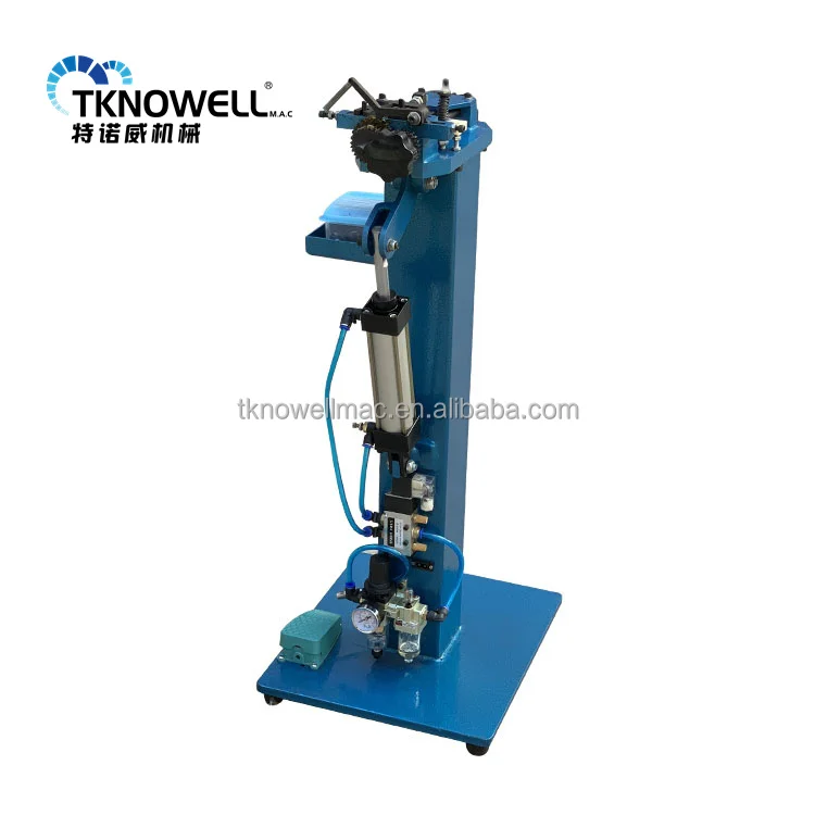 TKNOWELL Leather Belt Looping Locking Machine With Bulk Nails Leather Belt Looping Buckle Stapling Nailing Machine