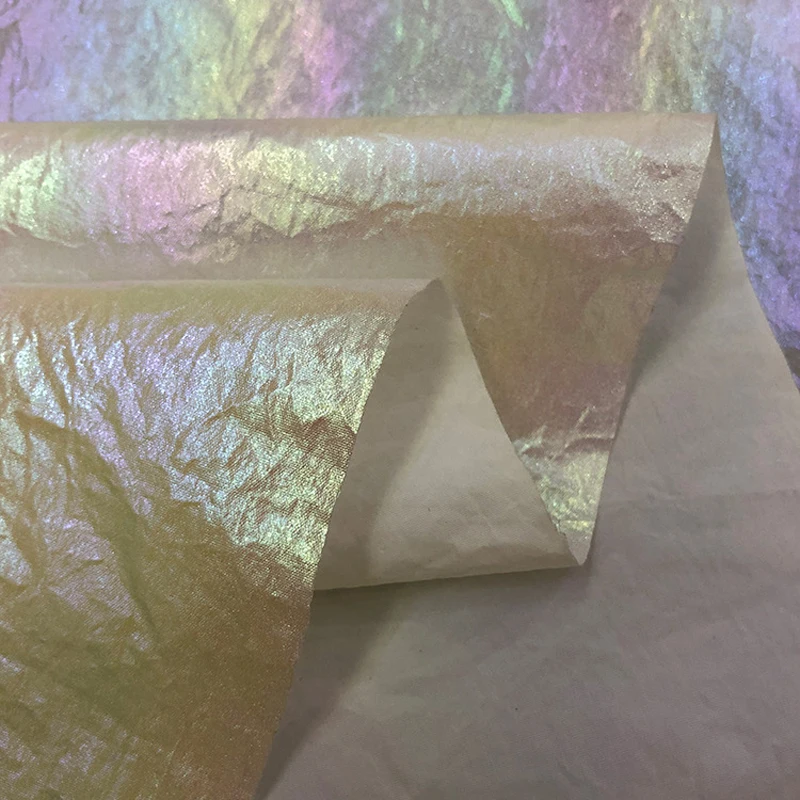 Bright Color Gradient Gilding Wind Proof Waterproof 300T 40D Nylon Taffeta For Windbreaker