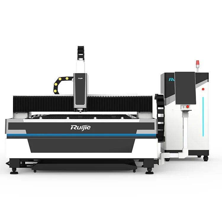 Ruijie 3kw 3015 Fiber Optic Equipment Lazer Cutter Carbon Metal Fiber 3000W Laser Cutting Machine