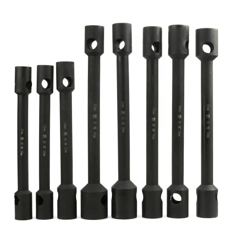 Double Socket Wrench wholesale Different types I type socket wheel nut wrench with two whole socket spanner For truck tire