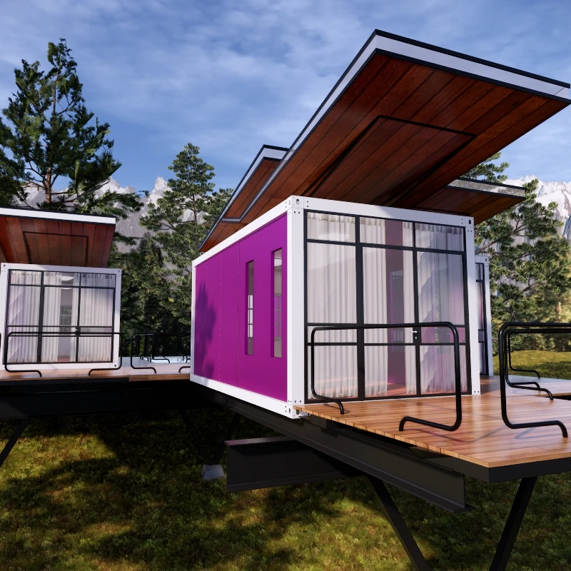 Commercial Honduras customized luxury prefab container house for exhibition hall