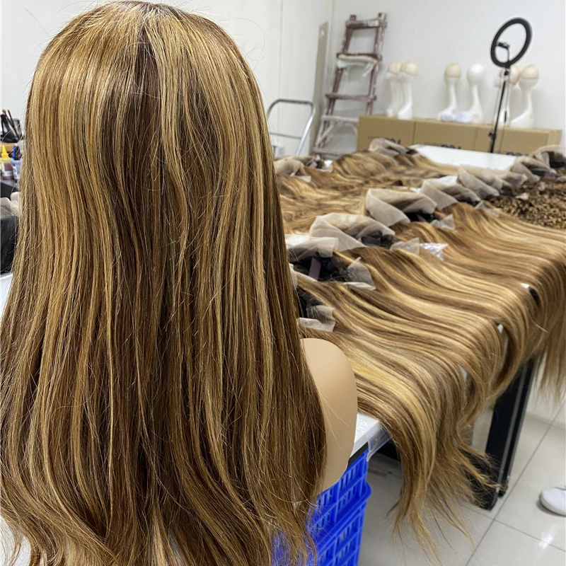 
Fashion 100% Human Hair Wigs Piano Color Lace Human Hair Wigs 