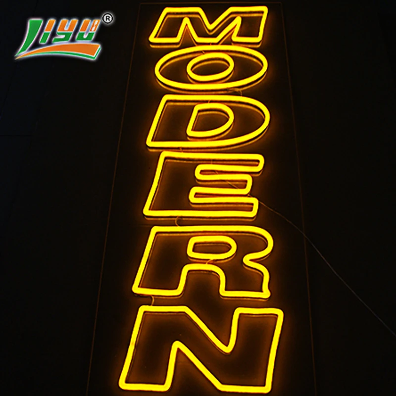 The Latest Design Oh Baby Letters Logo Neon Sign Liyu Manufacturer Neon Lights For Landscape Building Decor